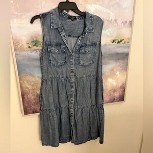 Velvet Heart Blue Denim Top